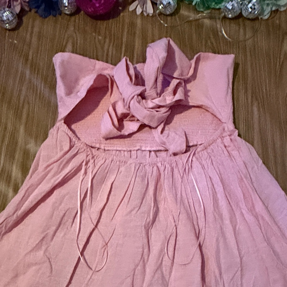 Pink Strapless Dress - Picture 8 of 10